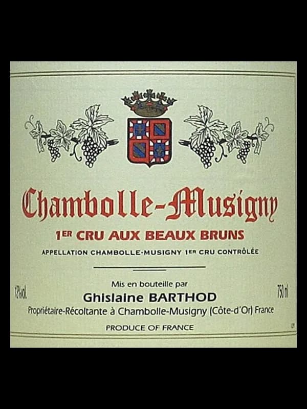 Chambolle Musigny 1er Cru Aux Beaux Bruns