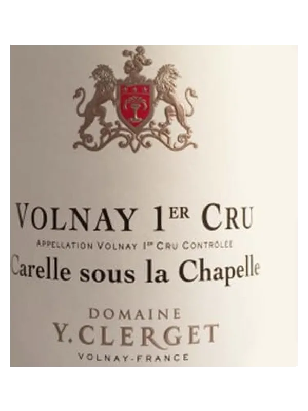 Y. Clerget Volnay 1er Cru Carelle Sous La Chapelle