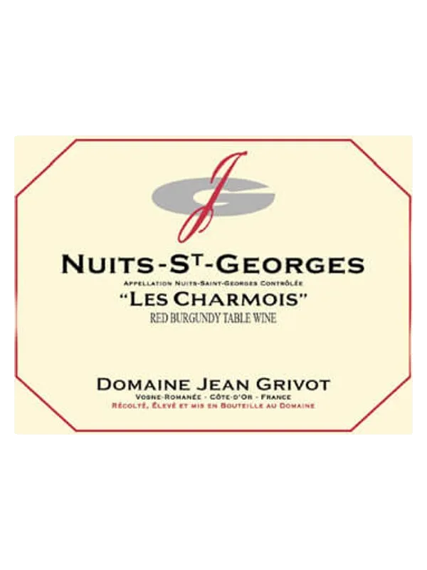 Domaine Jean Grivot, Nuits-Saint-Georges, Les Charmois