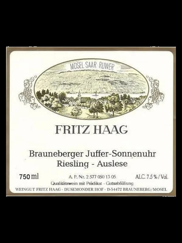Brauneberger Juffer Sonnenuhr Auslese