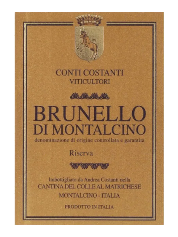 Conti Costanti Brunello di Montalcino Riserva