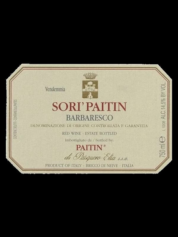 Paitin Barbaresco Sori Paitin