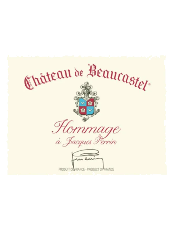 Chateauneuf-du-Pape Hommage a Jacques Perrin Château de Beaucastel