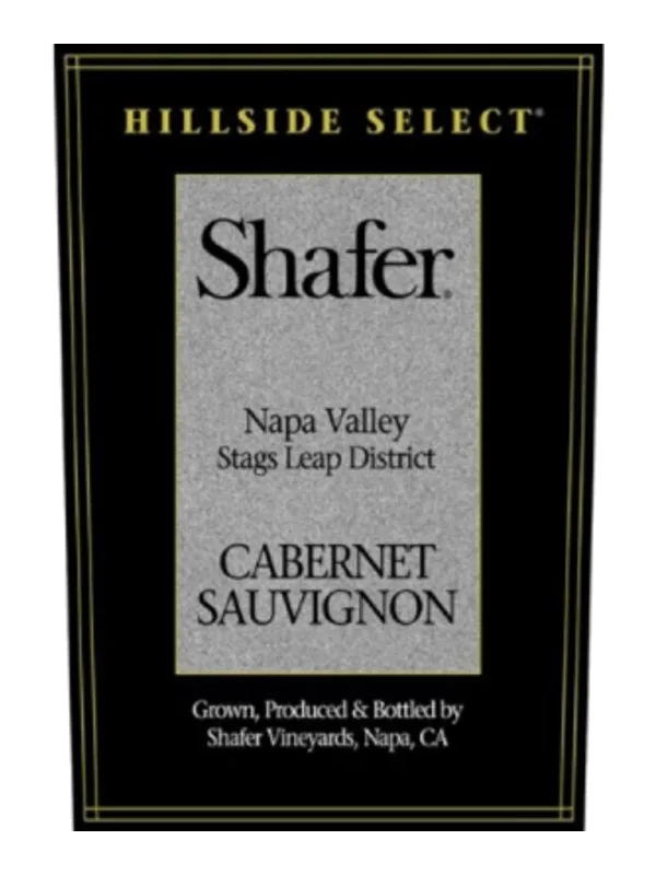 Cabernet Sauvignon, Hillside Selection, Shafer Vineyards