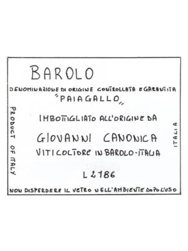 Barolo Paiagallo