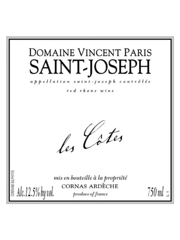 Vincent Paris Saint-Joseph Les Cotes