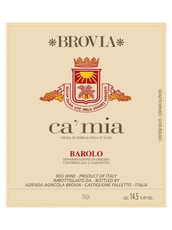 Barolo, Brea, Vigna Ca'Mia, Brovia