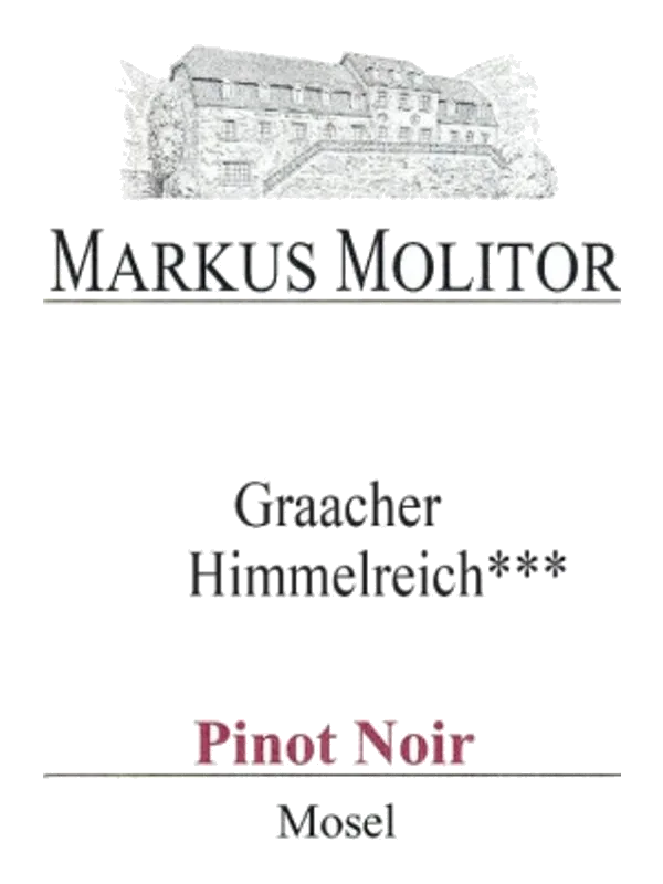 Markus Molitor Graacher Himmelreich Pinot Noir 3* Fass 1