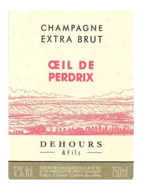 Dehours & Fils Oeil de Perdrix Extra Brut Rose