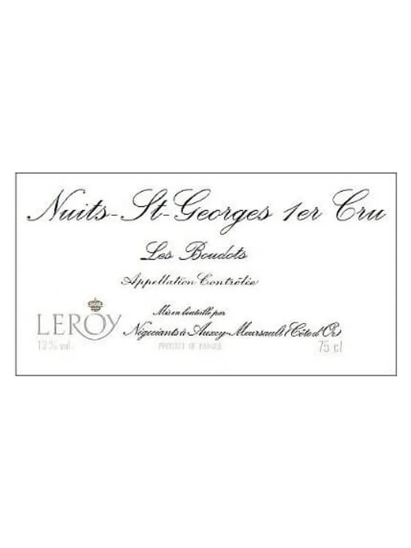 Leroy Nuits-Saint-Georges 1er Cru Les Boudots