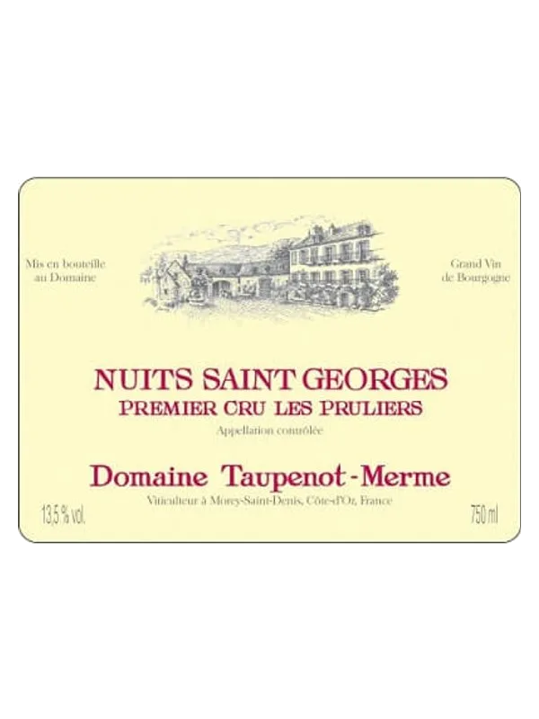Nuits-Saint-Georges Les Pruliers 1er Cru Domaine Taupenot-Merme