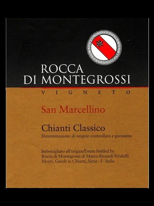 Chianti Classico Vigneto San Marcellino, Rocca di Montegrossi, Tuscany