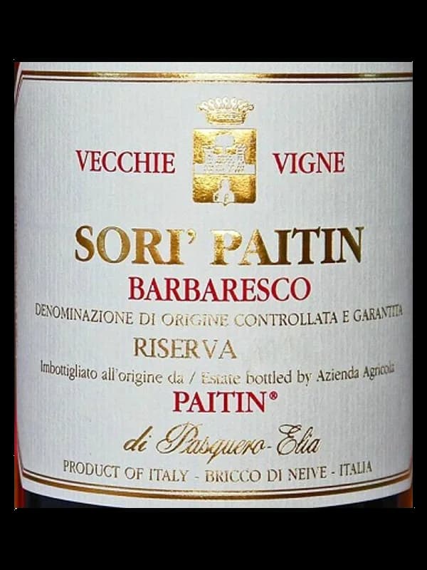 Barbaresco Serraboella Riserva Vecchie Vigne Sori