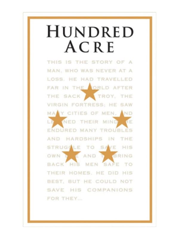 Hundred Acre, Wraith, Cabernet Sauvignon, Napa Valley
