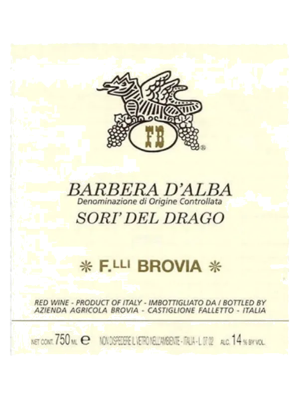 Brovia Barbera d'Alba Sori del Drago