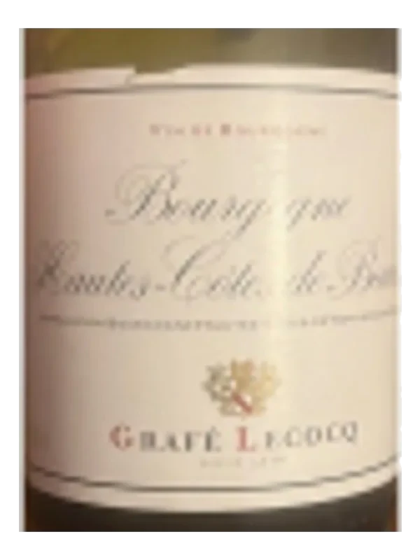 Grafe Lecocq Bourgogne Hautes Cotes Beaune Blanc