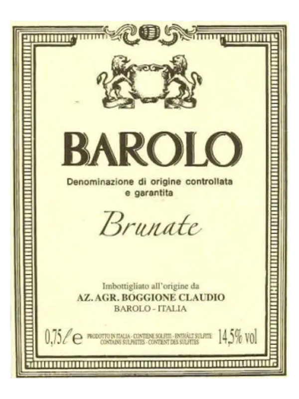Barolo Brunate, Boggione