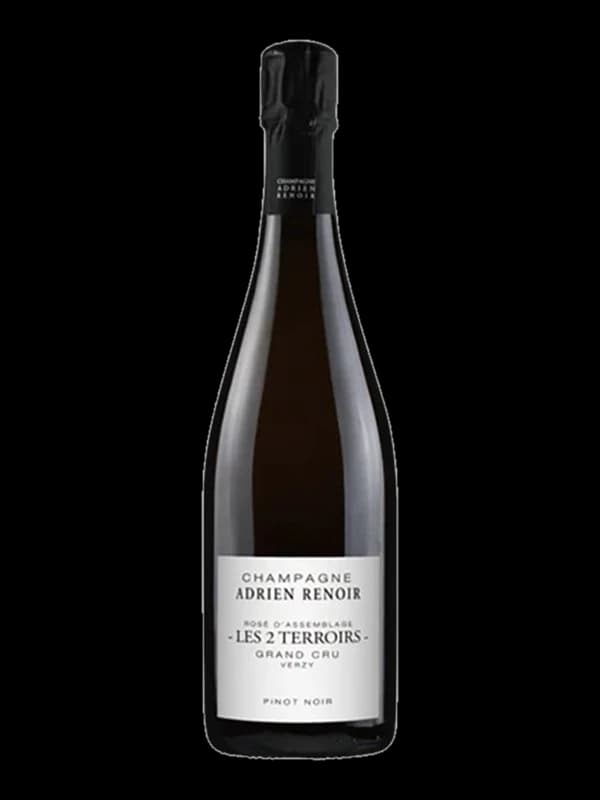 Les 2 Terroirs Rosé, Verzy Grand Cru, Adrien Renoir (2021 Base, disgorged December 2023)